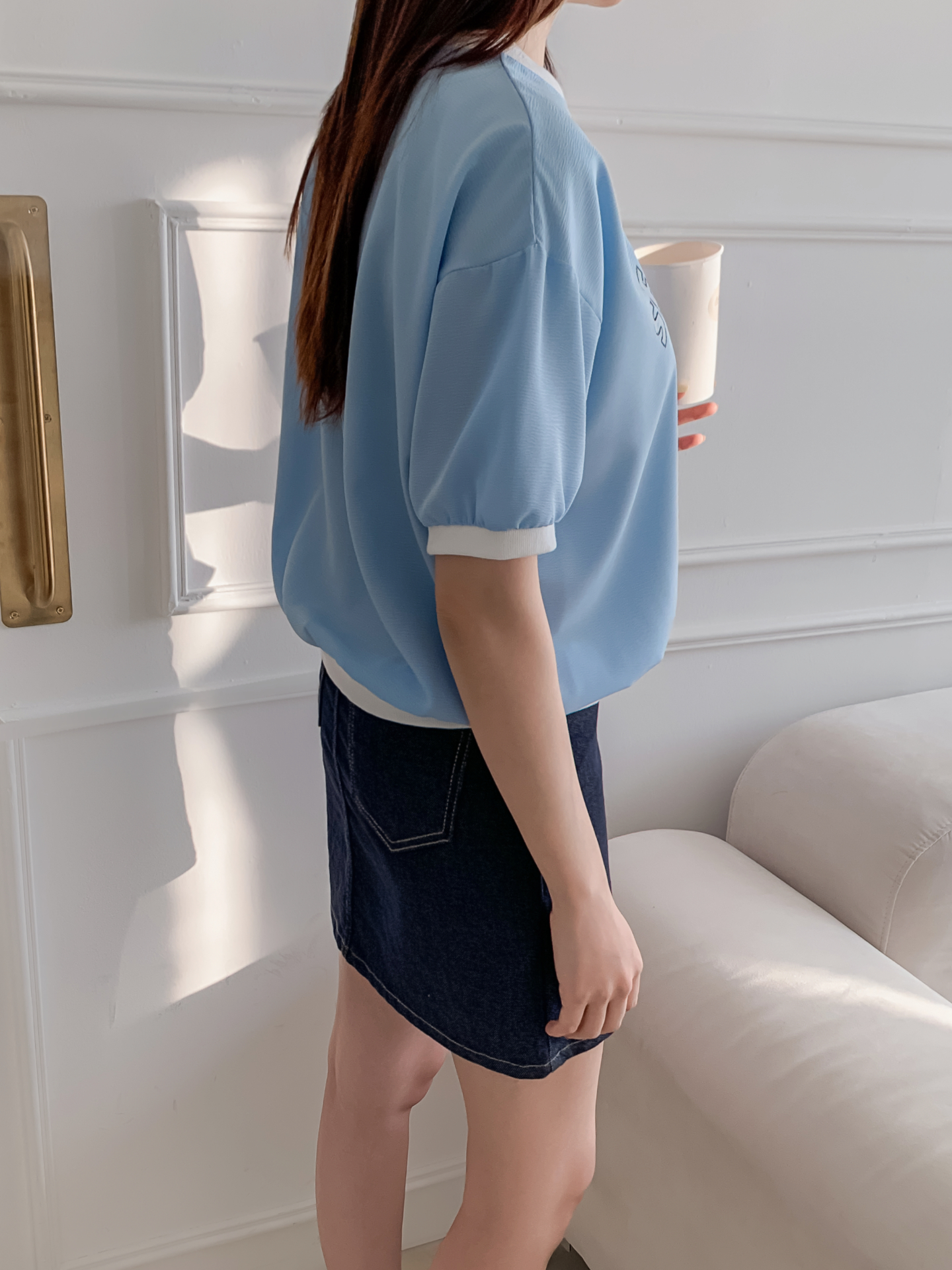 ラウンドネック半袖プリントスウェット | 詳細画像20