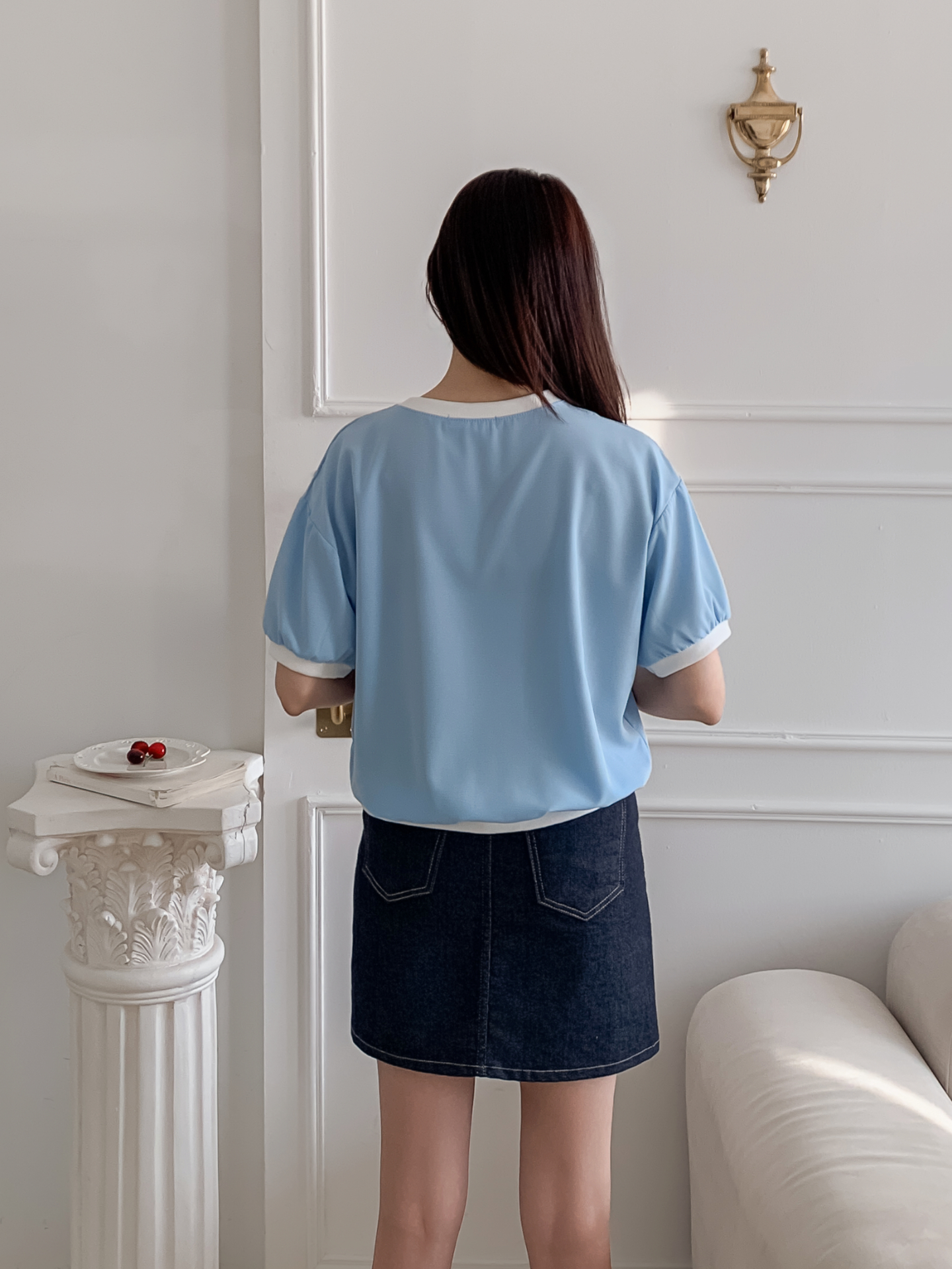 ラウンドネック半袖プリントスウェット | 詳細画像21