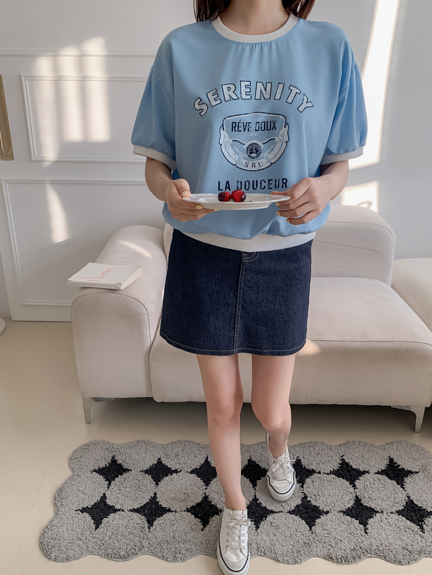 ラウンドネック半袖プリントスウェット | 詳細画像25