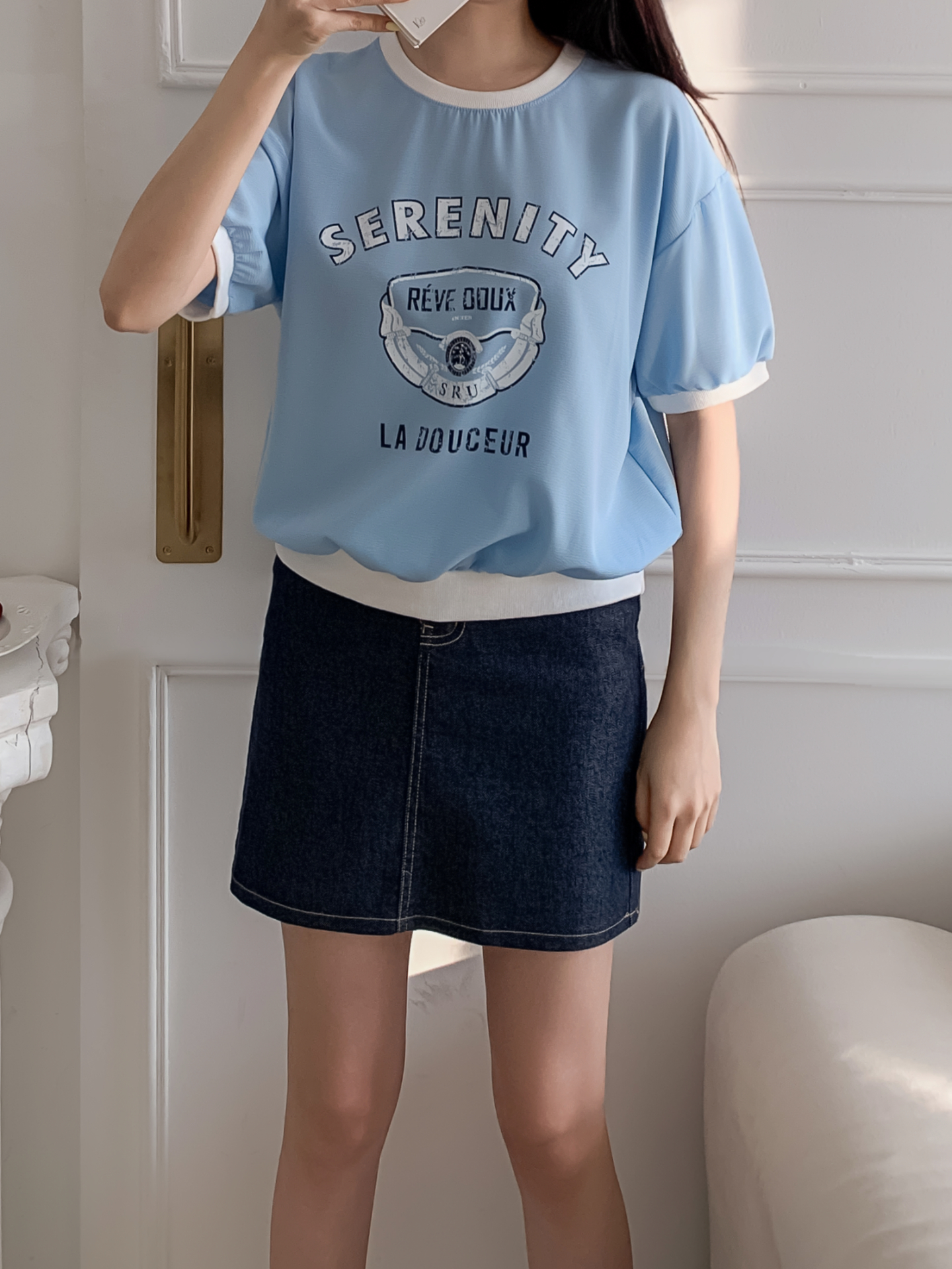 ラウンドネック半袖プリントスウェット | 詳細画像29