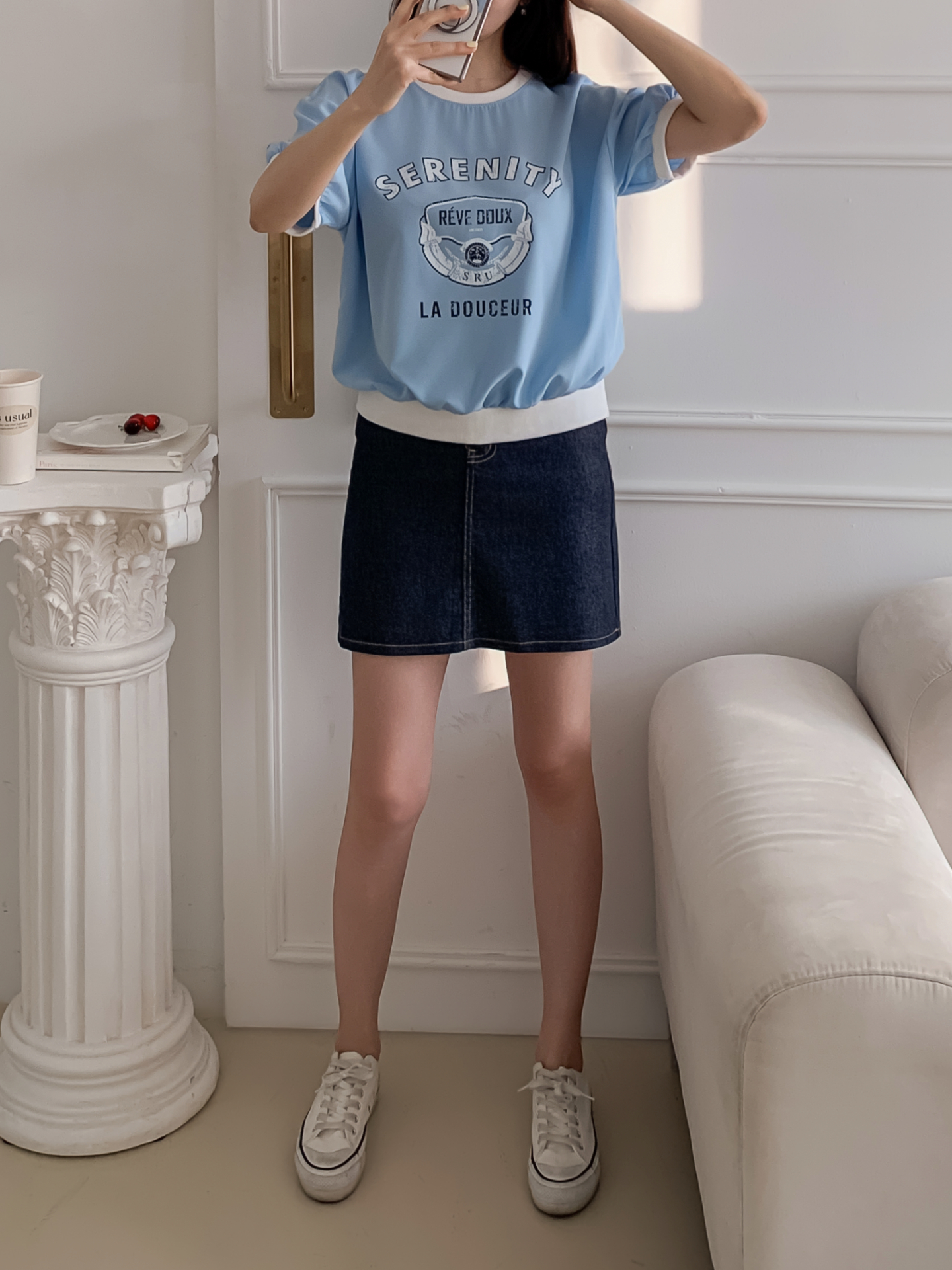 ラウンドネック半袖プリントスウェット | 詳細画像33