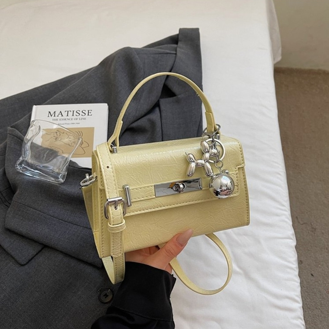 レザー調Hラインカラーショルダーバッグ | 詳細画像20