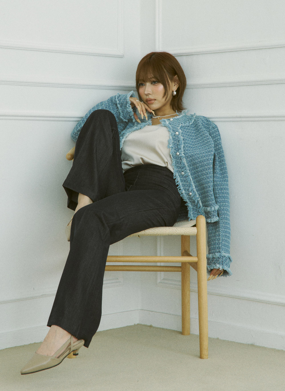 リボン(固定)スリングバック | DHOLIC | 詳細画像3