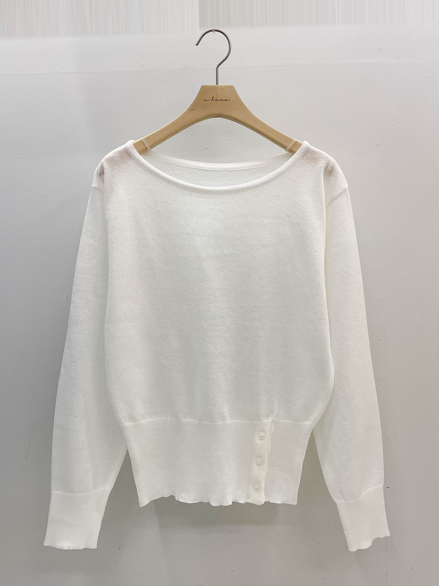 ベーシックスリム長袖ニット | 詳細画像15