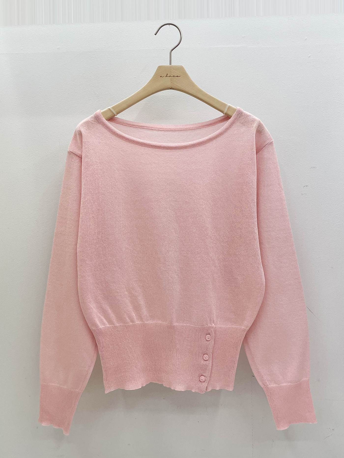 ベーシックスリム長袖ニット | 詳細画像17