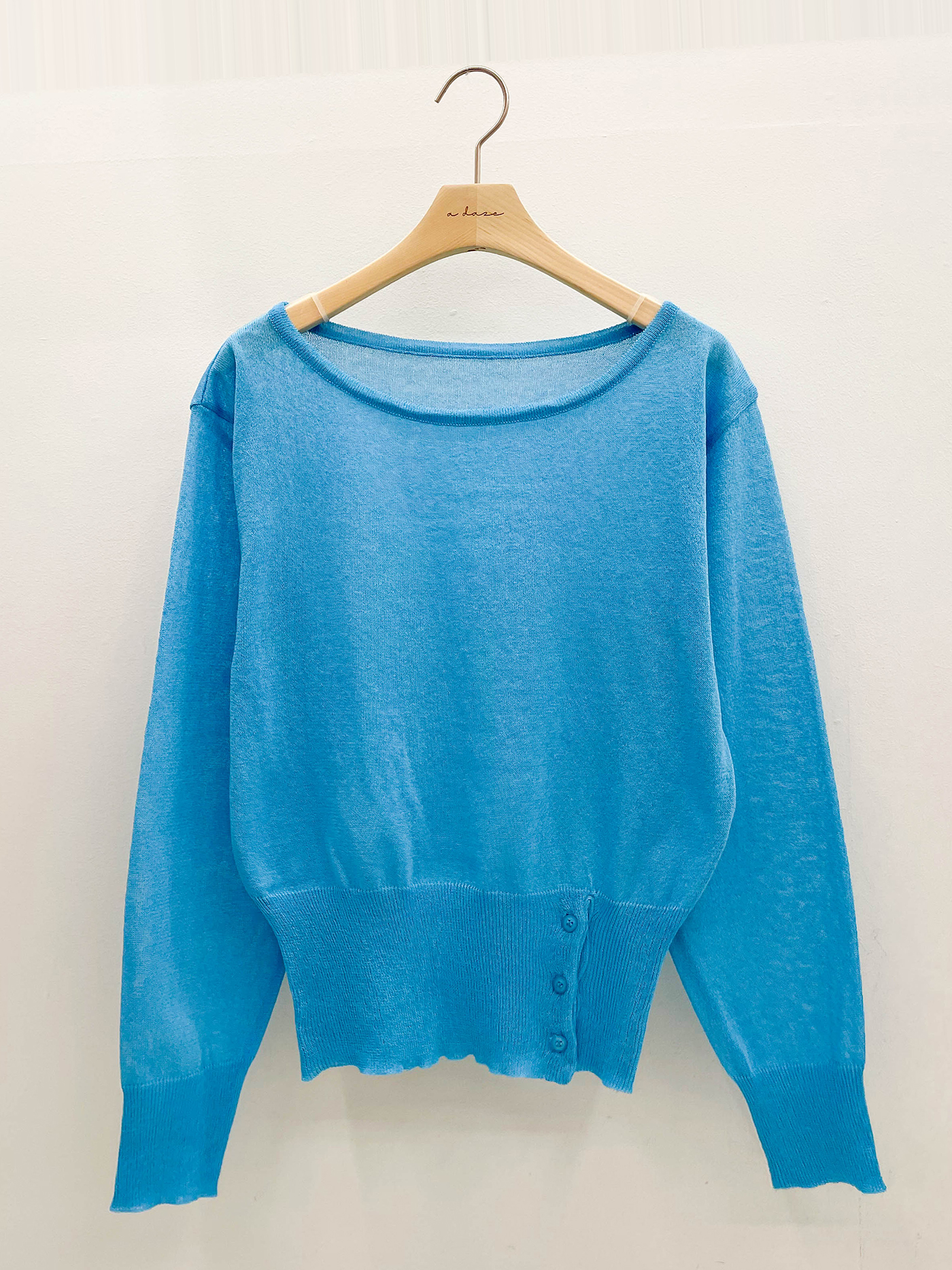 ベーシックスリム長袖ニット | 詳細画像18