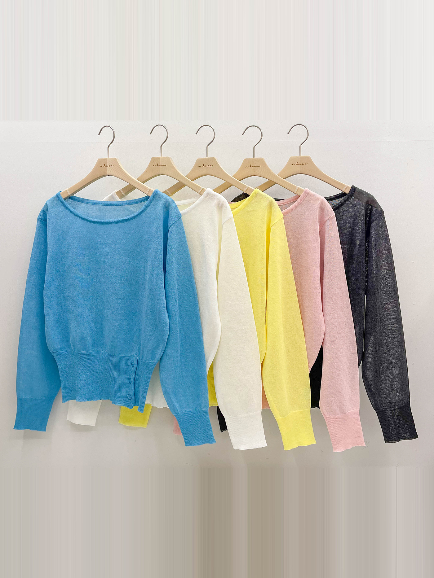 ベーシックスリム長袖ニット | 詳細画像20