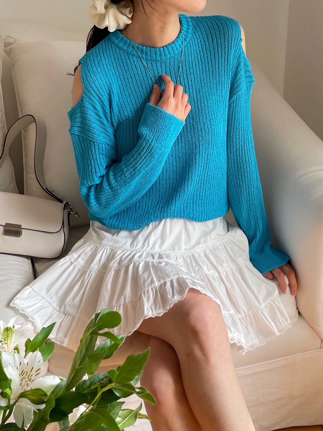 ブークレスリットベーシック長袖ニット | 詳細画像3