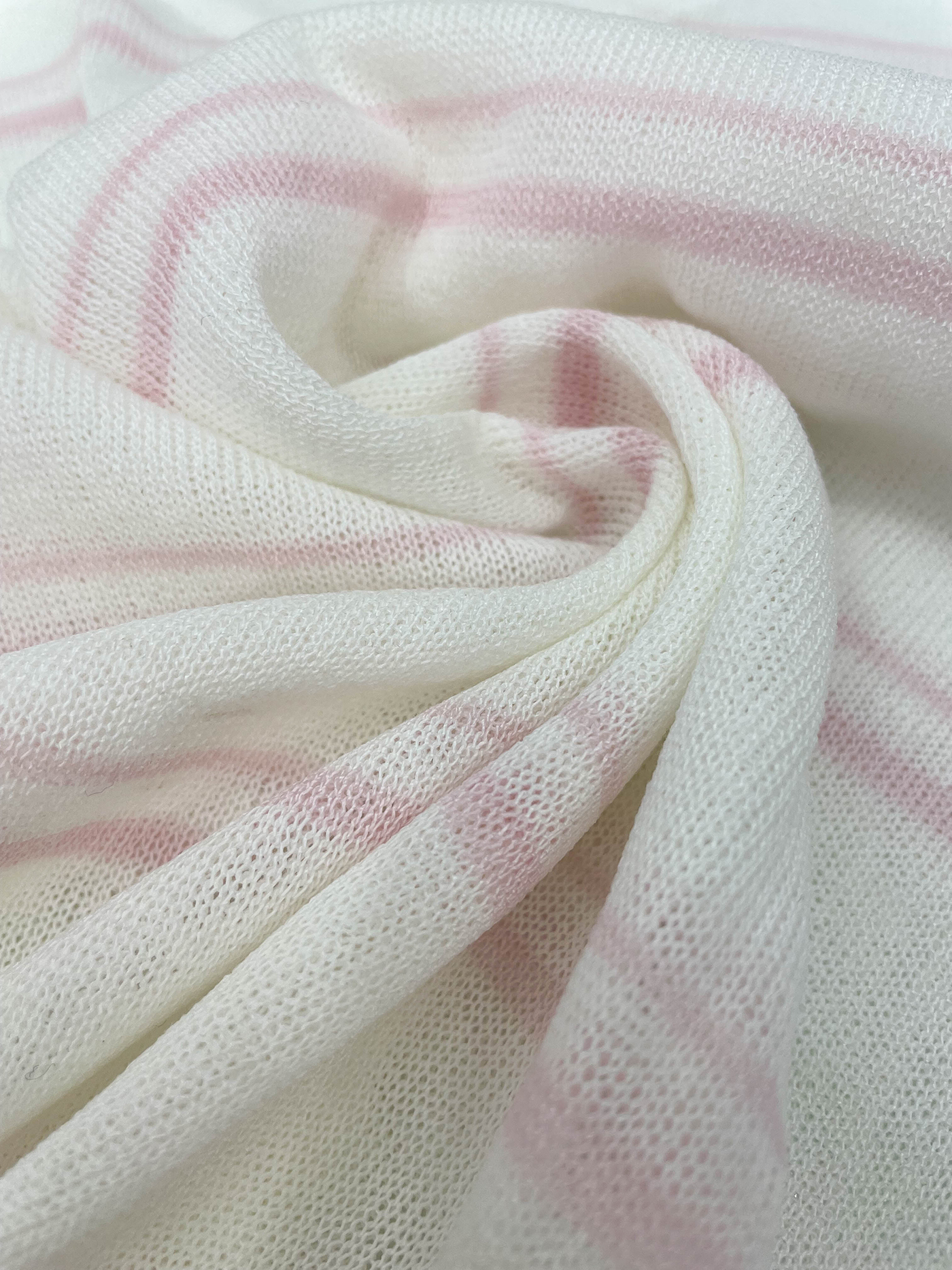 Vネックベーシック長袖ボーダー配色ニット | 詳細画像8