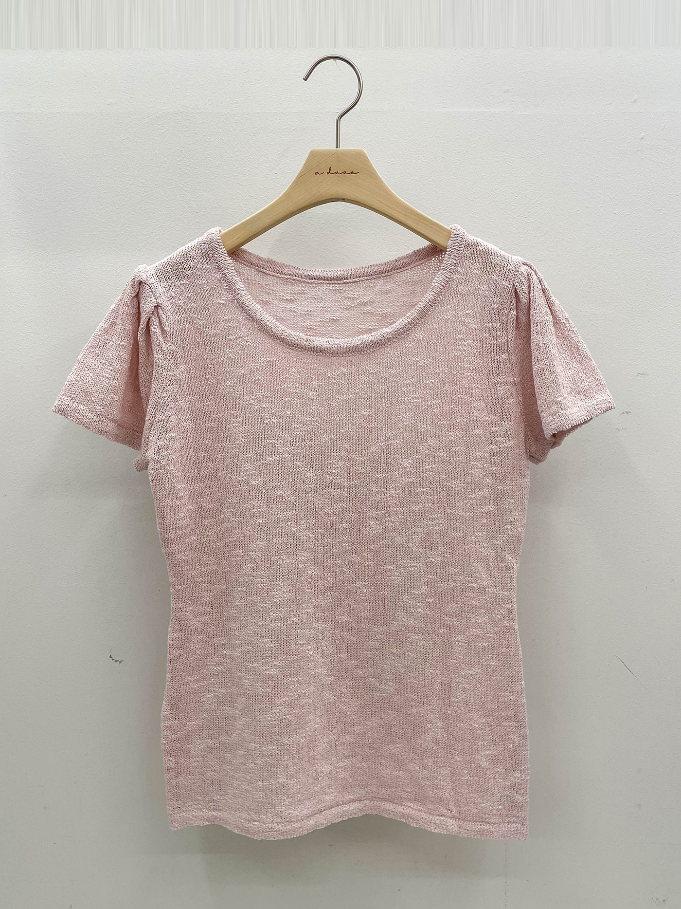 ラウンドネックベーシック半袖ニット | 詳細画像16