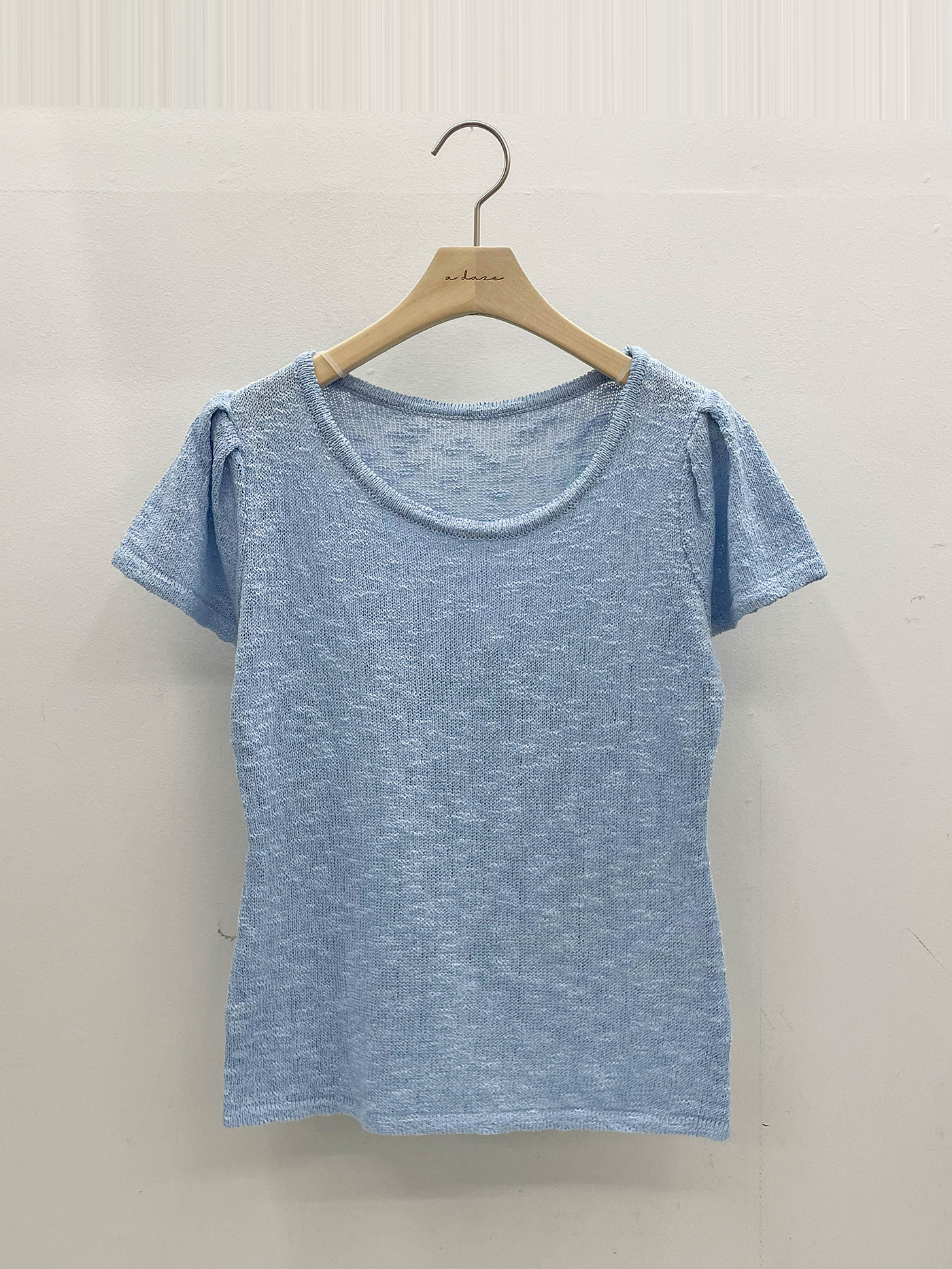 ラウンドネックベーシック半袖ニット | 詳細画像17