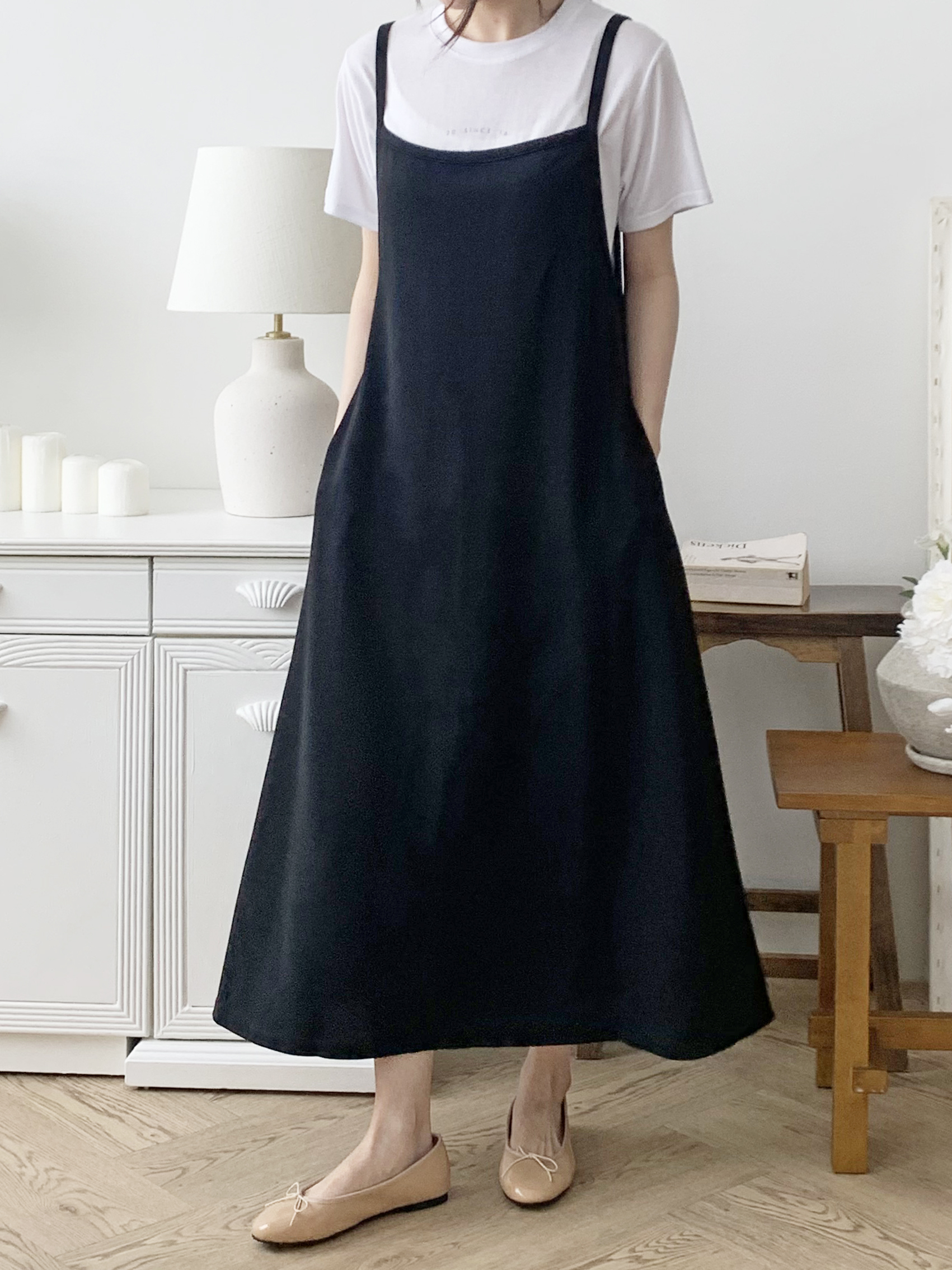 スリムロングフレアキャミワンピース | 詳細画像2