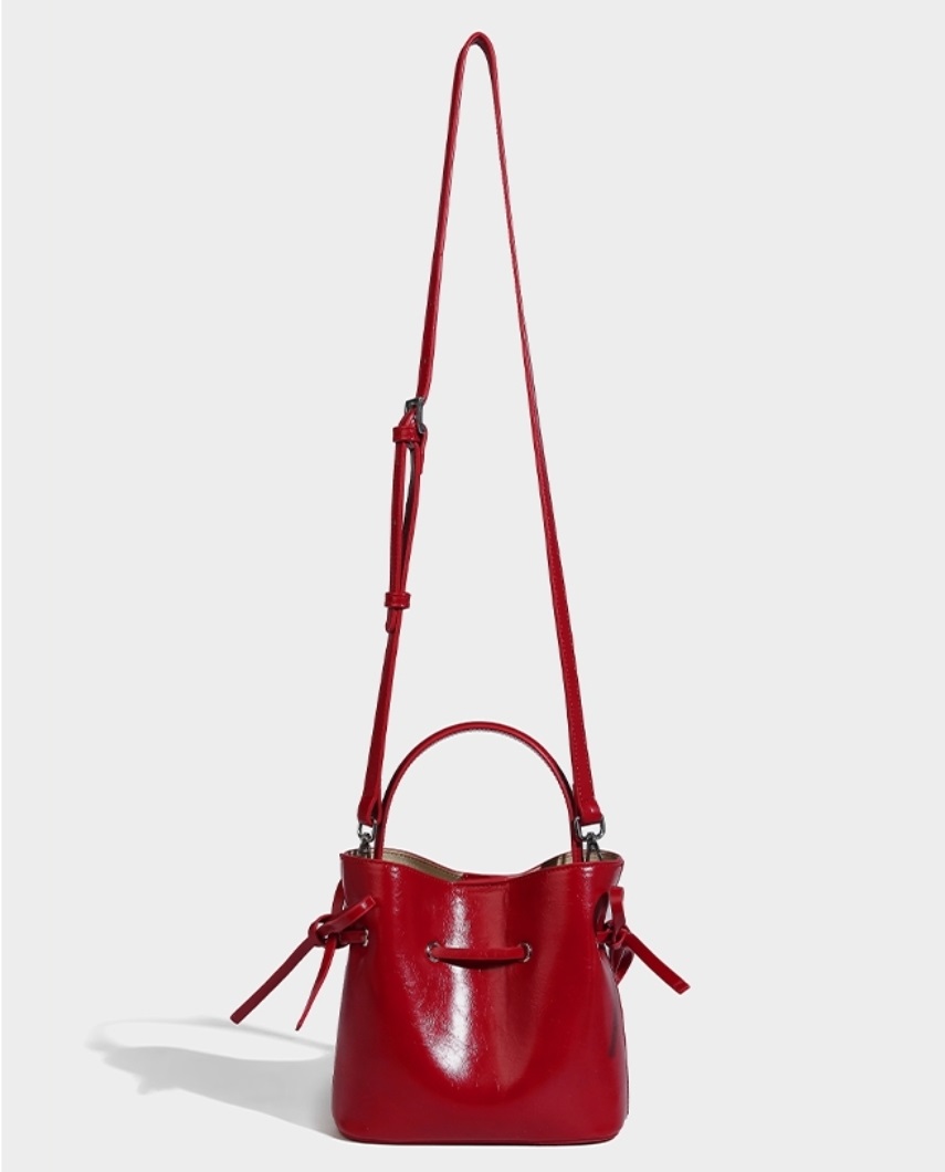 ベルトドローストリンググロスDリング無地ショルダーバッグストラップセット(バックルあり) | 詳細画像12