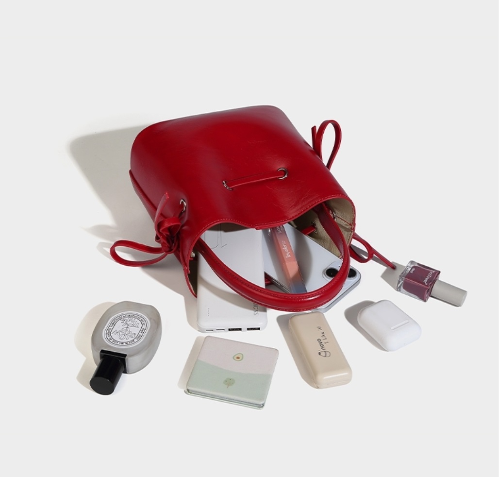 ベルトドローストリンググロスDリング無地ショルダーバッグストラップセット(バックルあり) | 詳細画像14