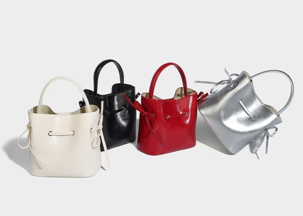 ベルトドローストリンググロスDリング無地ショルダーバッグストラップセット(バックルあり) | 詳細画像2