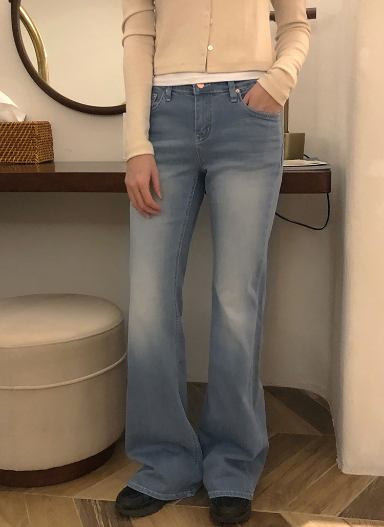 ローライズブーツカットウォッシングデニムパンツ | レディース ローライズブーツカットウォッシングデニムパンツ | レディース