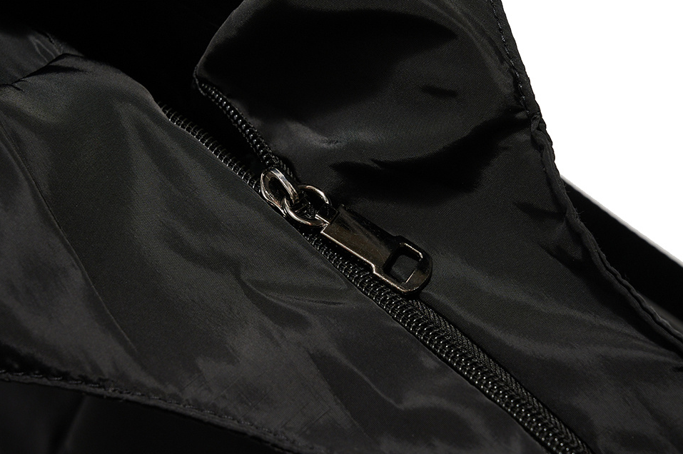 ナイロンジップアップポケットDリング無地ショルダーバッグ | 詳細画像11