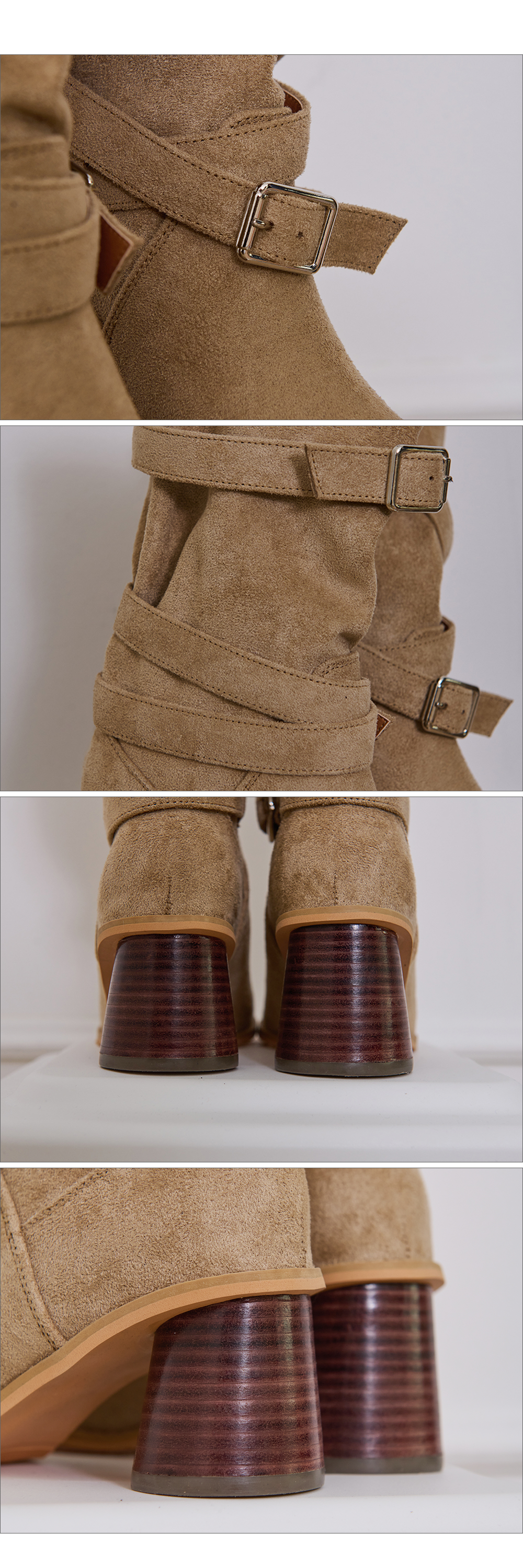 スエード調リボン(固定)リンクルブーツ | DHOLIC | 詳細画像13