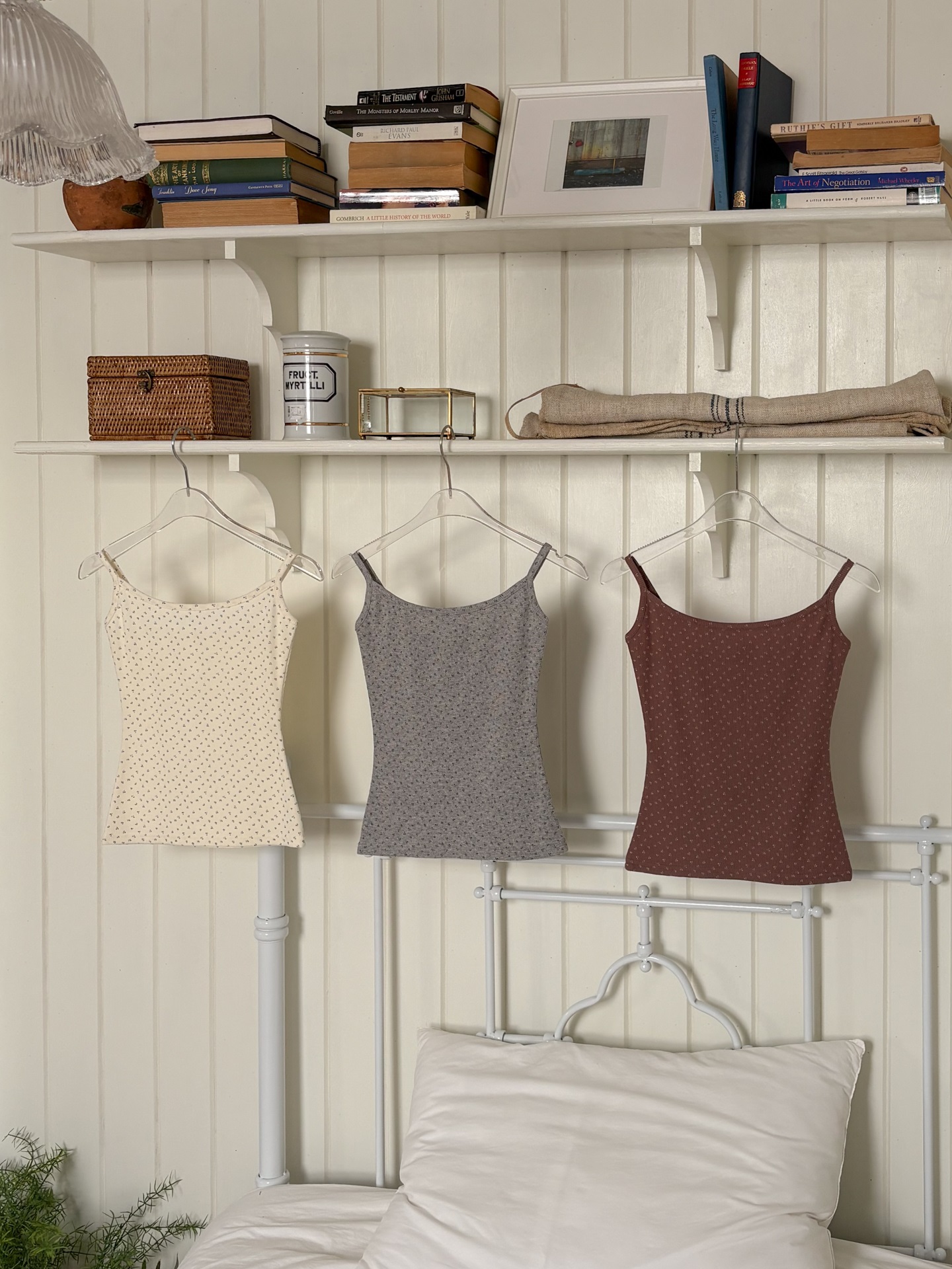 リブスリム小花柄キャミソール | 詳細画像3