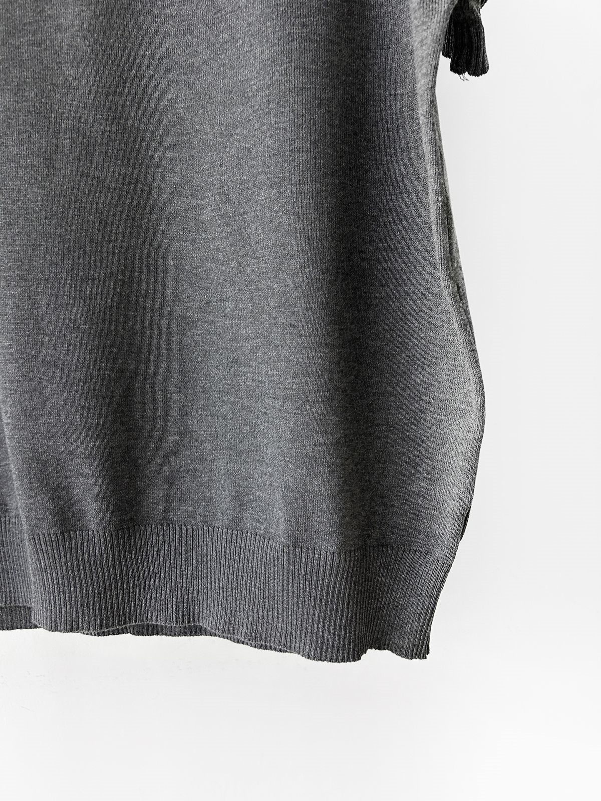 ニットラウンドネックドローストリングウエストゴムラグランショート半袖セットアップ | 詳細画像39