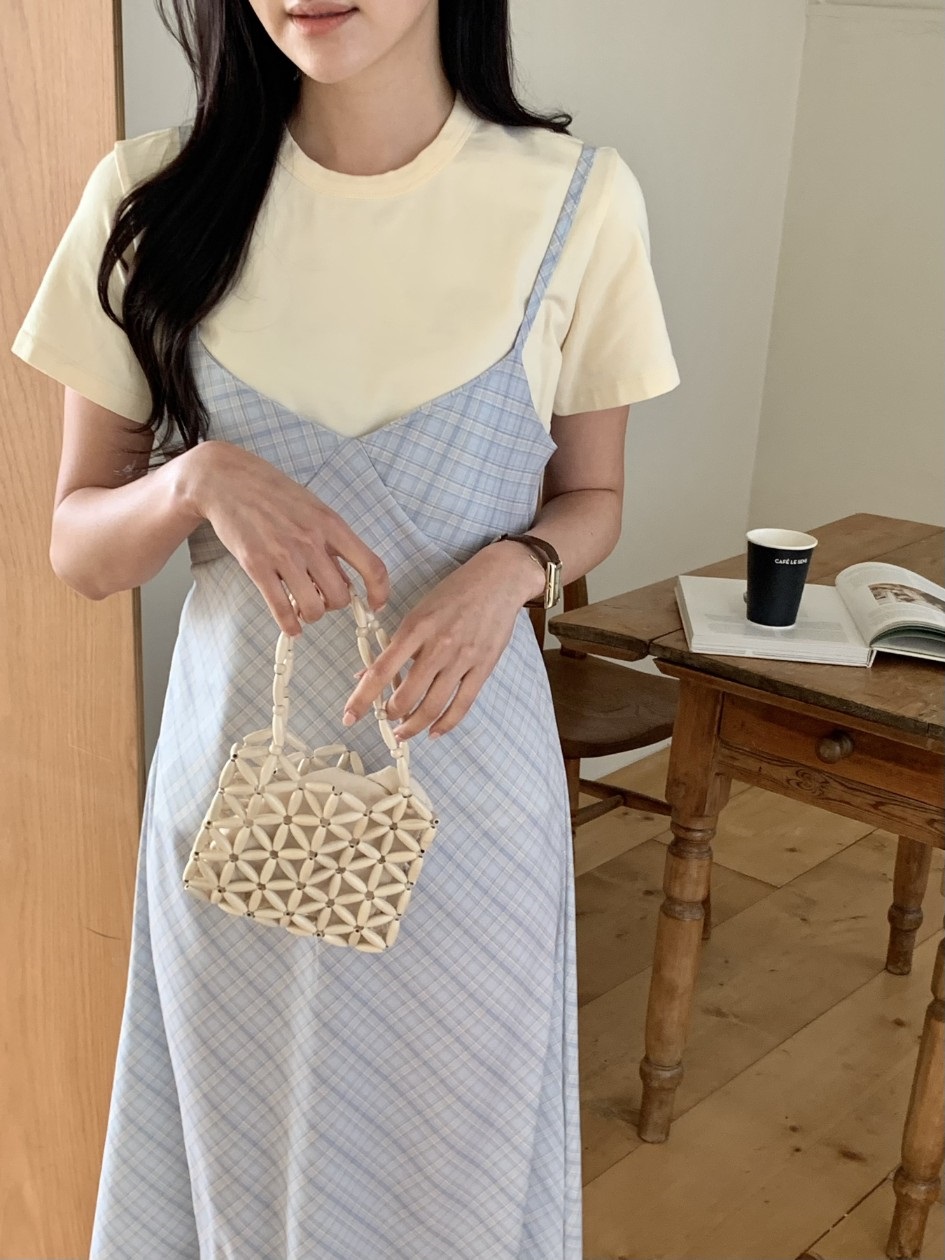 ロングチェックビスチェワンピース | 詳細画像12