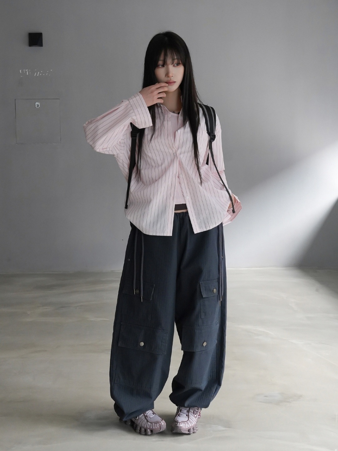 ワンポケットストライプシャツ | 詳細画像5