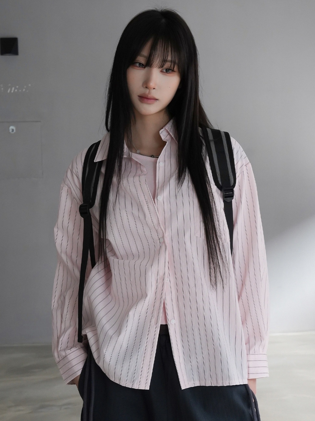 ワンポケットストライプシャツ | 詳細画像7