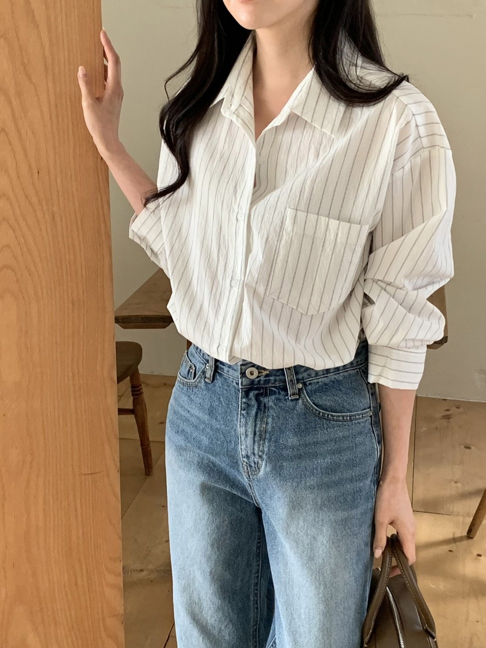 ワンポケットストライプシャツ | 詳細画像21