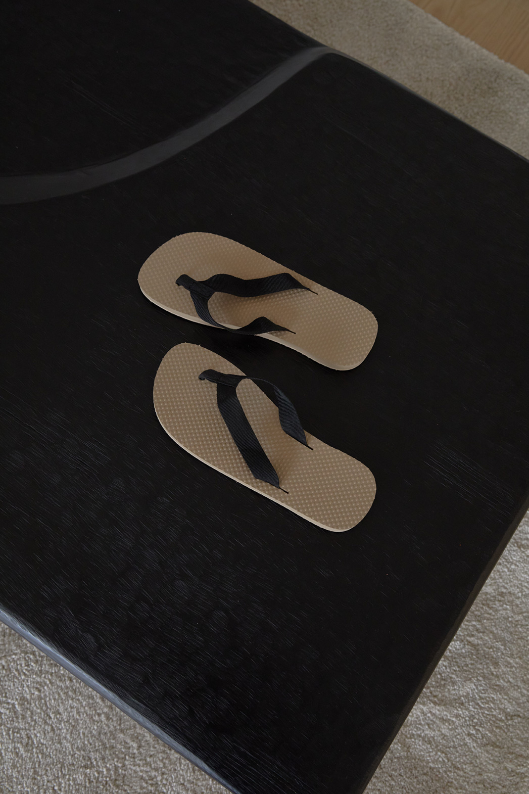 レザー調ストラップ無地トングサンダル春夏秋 | 詳細画像9