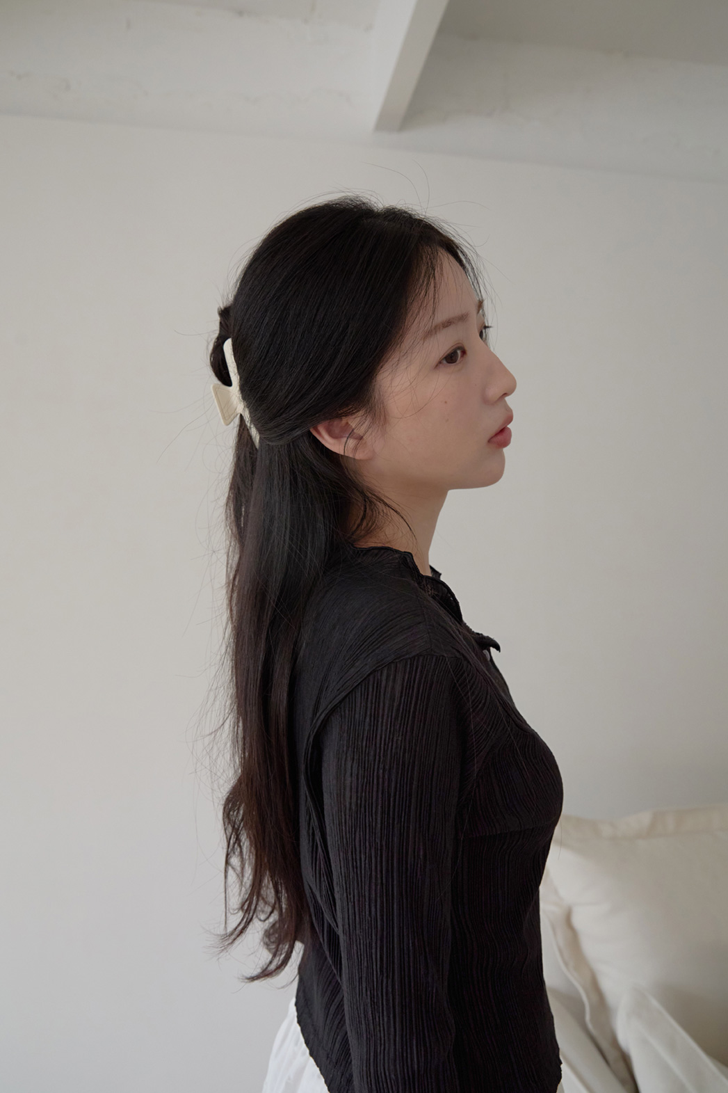 ベーシック無地バンスクリップオールシーズン | 詳細画像3