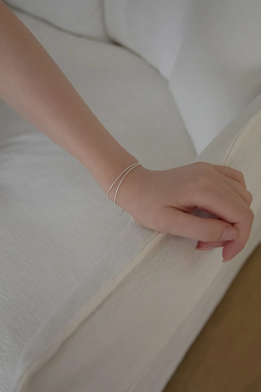 ベーシック無地ブレスレットオールシーズン | 詳細画像1