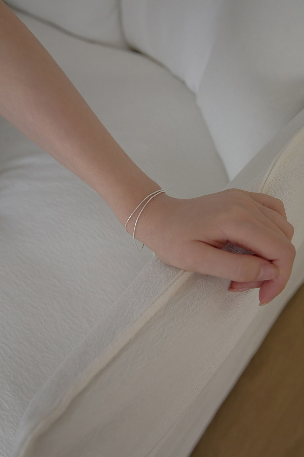ベーシック無地ブレスレットオールシーズン | 詳細画像3
