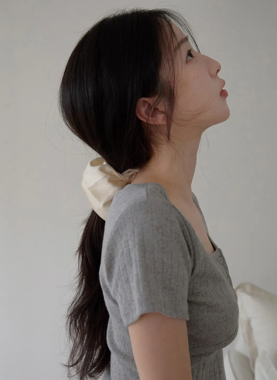 ベロアベーシック無地ヘアゴムオールシーズン | 詳細画像1