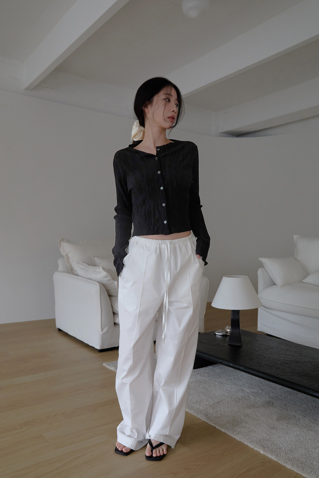 ベロアベーシック無地ヘアゴムオールシーズン | 詳細画像3