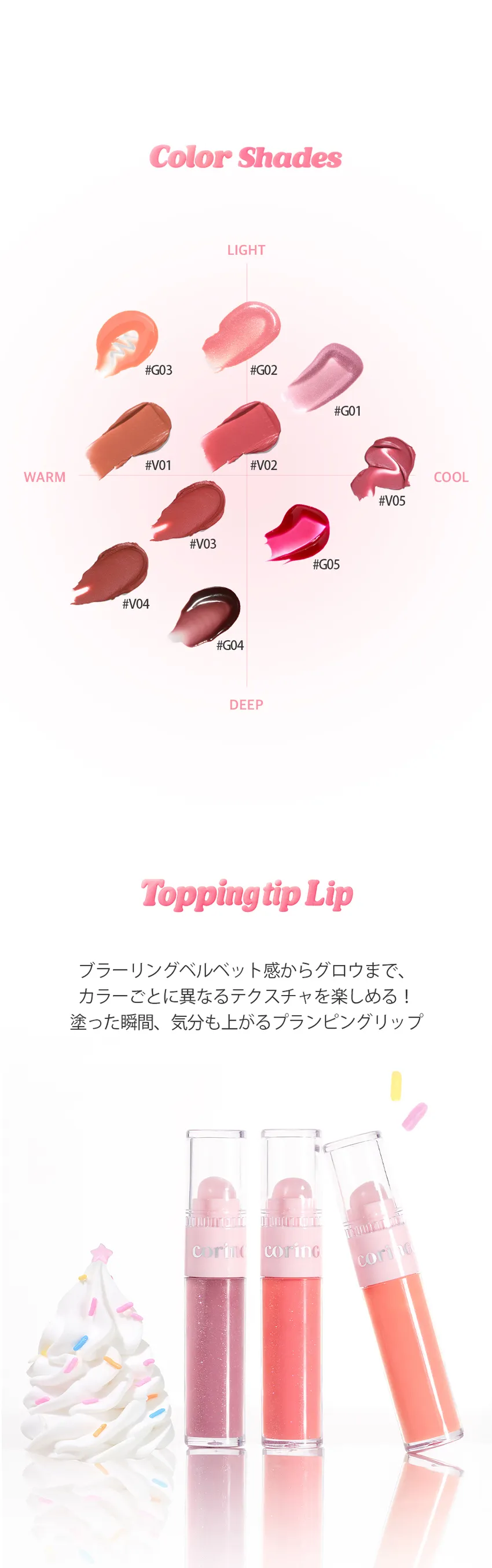 [コリンコ] トッピングチップベルベットリップティント | 詳細画像5