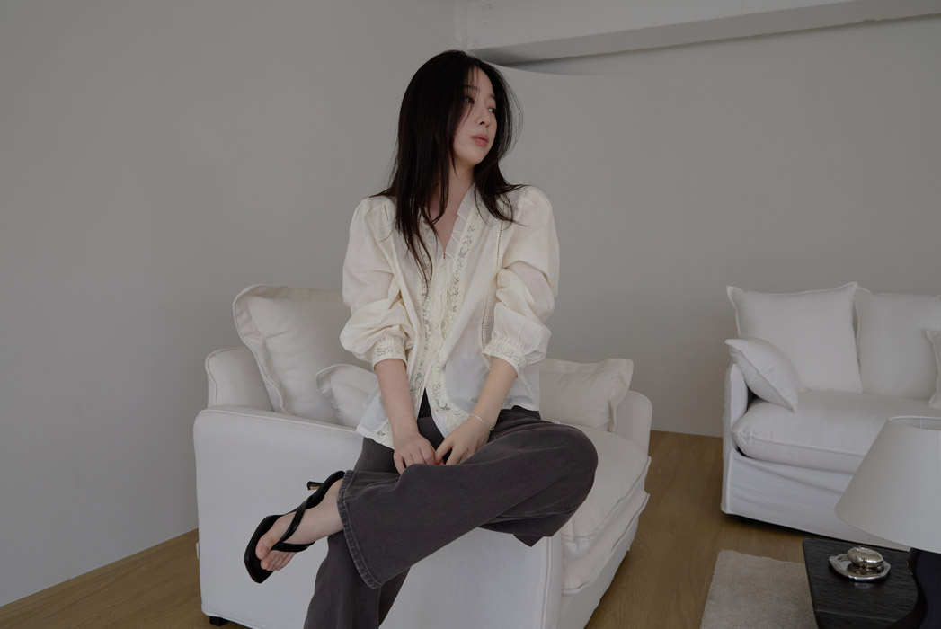 コットンベーシックワイド無地パンツオールシーズン | 詳細画像13