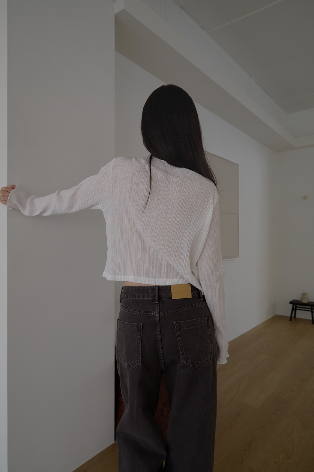 コットンベーシックワイド無地パンツオールシーズン | 詳細画像20