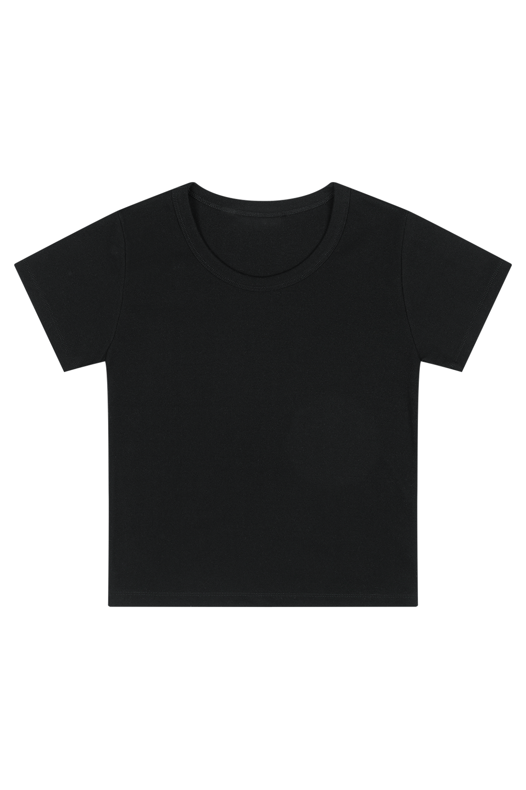 コットンUネックベーシック半袖無地Tシャツオールシーズン | 詳細画像39