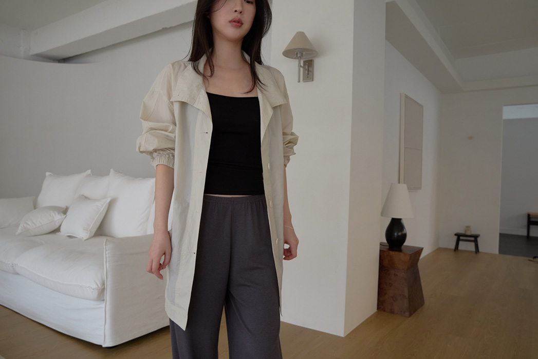 ナイロンUネックスリム無地ニットオールシーズン | 詳細画像29