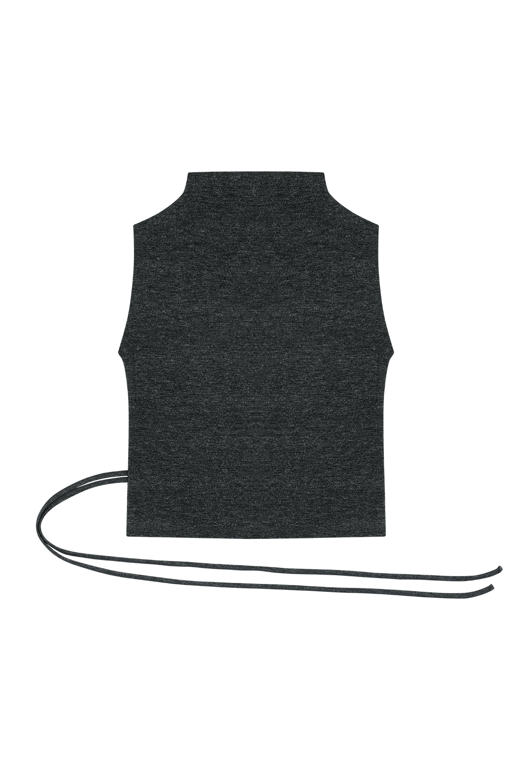 ベルベットストレッチベロアストラップハイネックスリム無地ノースリーブオールシーズン | 詳細画像17