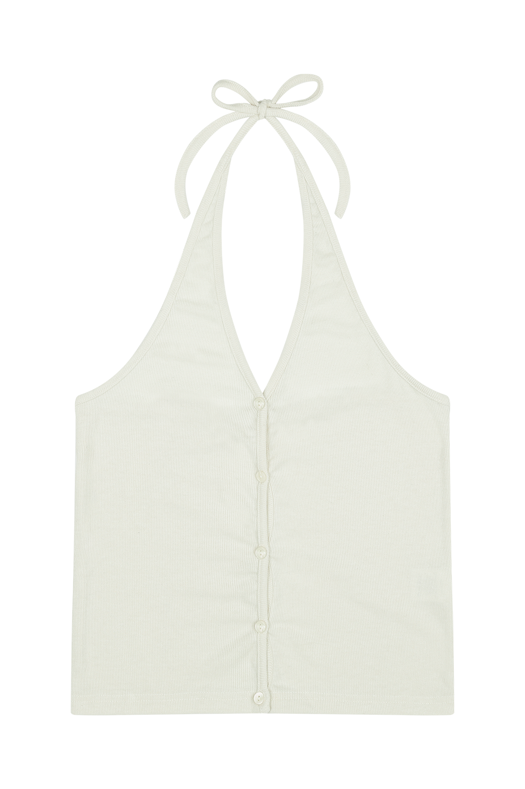 ベルベットストレッチベロアリネン混ボタンホルターネックベーシック無地ノースリーブオールシーズン | 詳細画像10