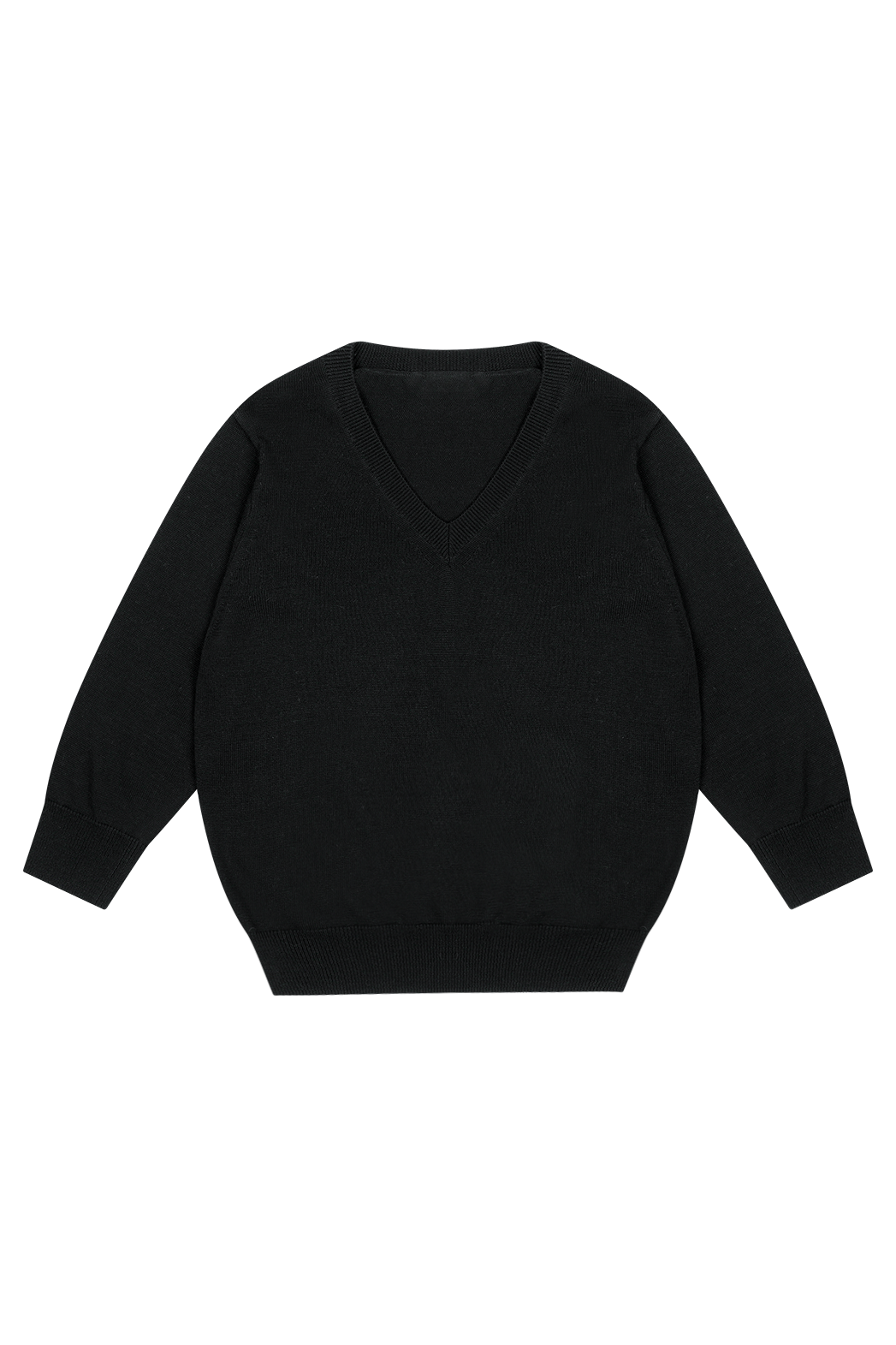 コットンVネックベーシック7分袖無地ニットオールシーズン | 詳細画像18