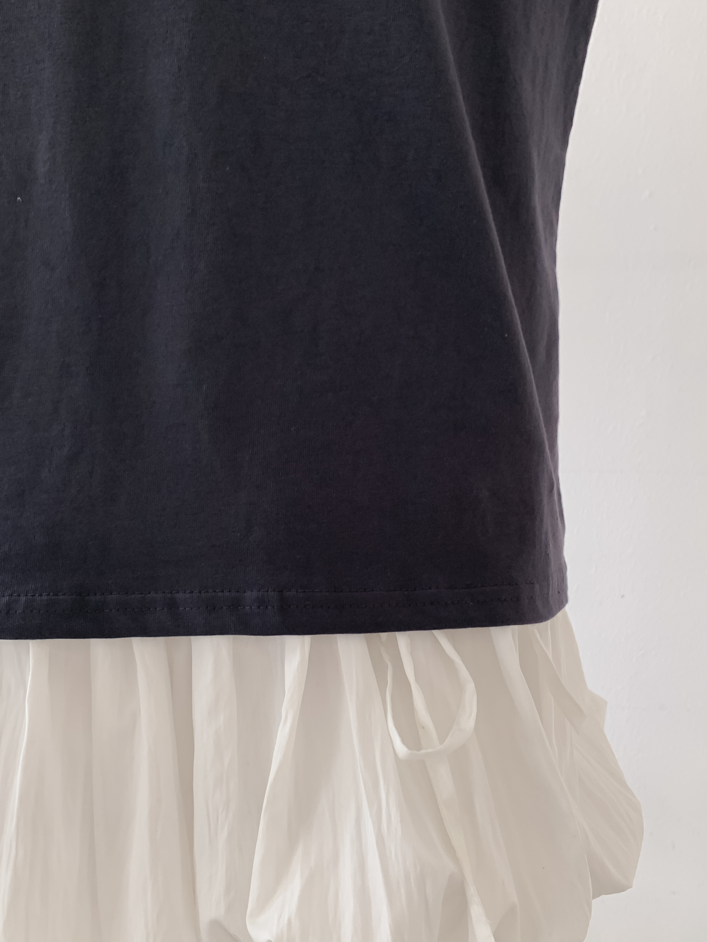 ラウンドネック半袖レタリングレースTシャツ | 詳細画像9