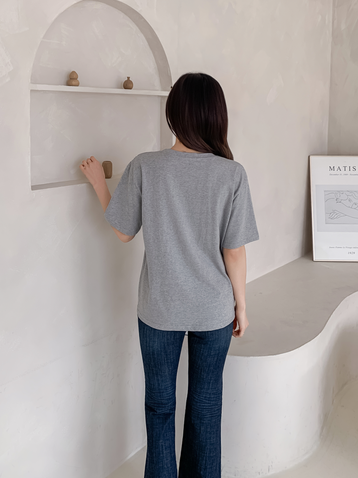 ラウンドネック半袖レタリングレースTシャツ | 詳細画像19