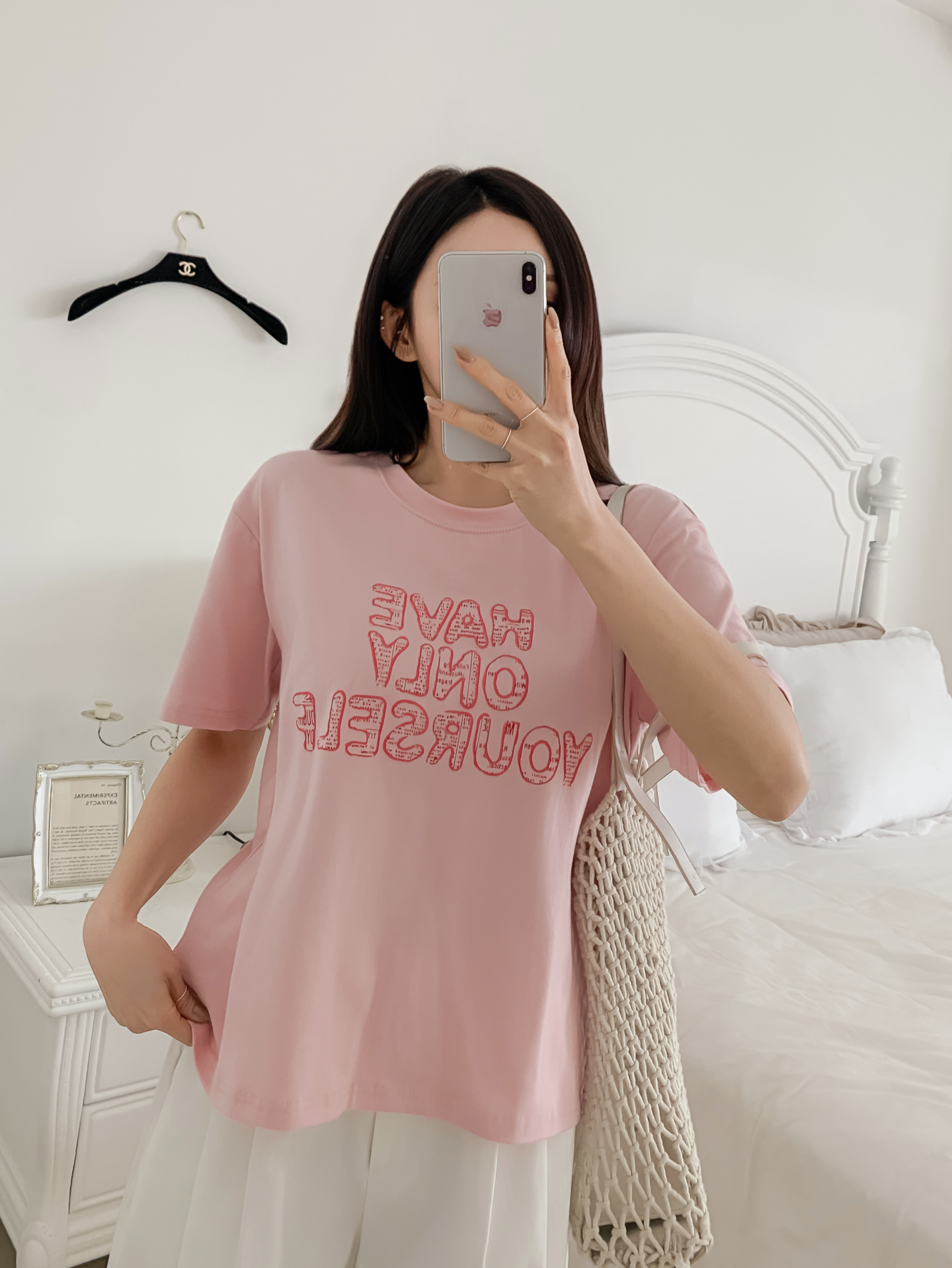 ラウンドネック半袖レタリングTシャツ | 詳細画像29