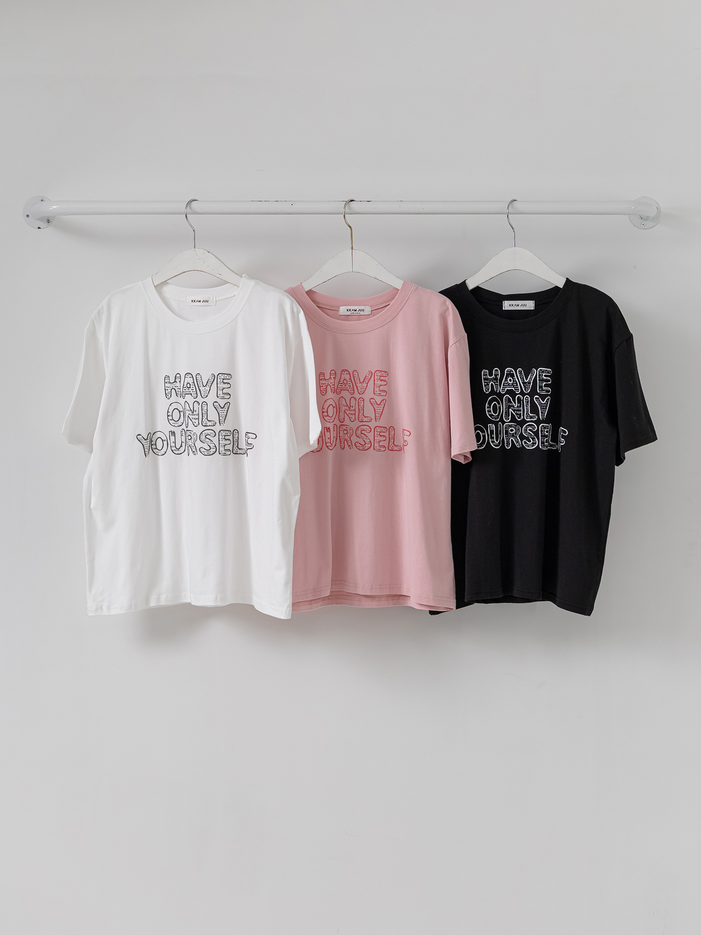ラウンドネック半袖レタリングTシャツ | 詳細画像32