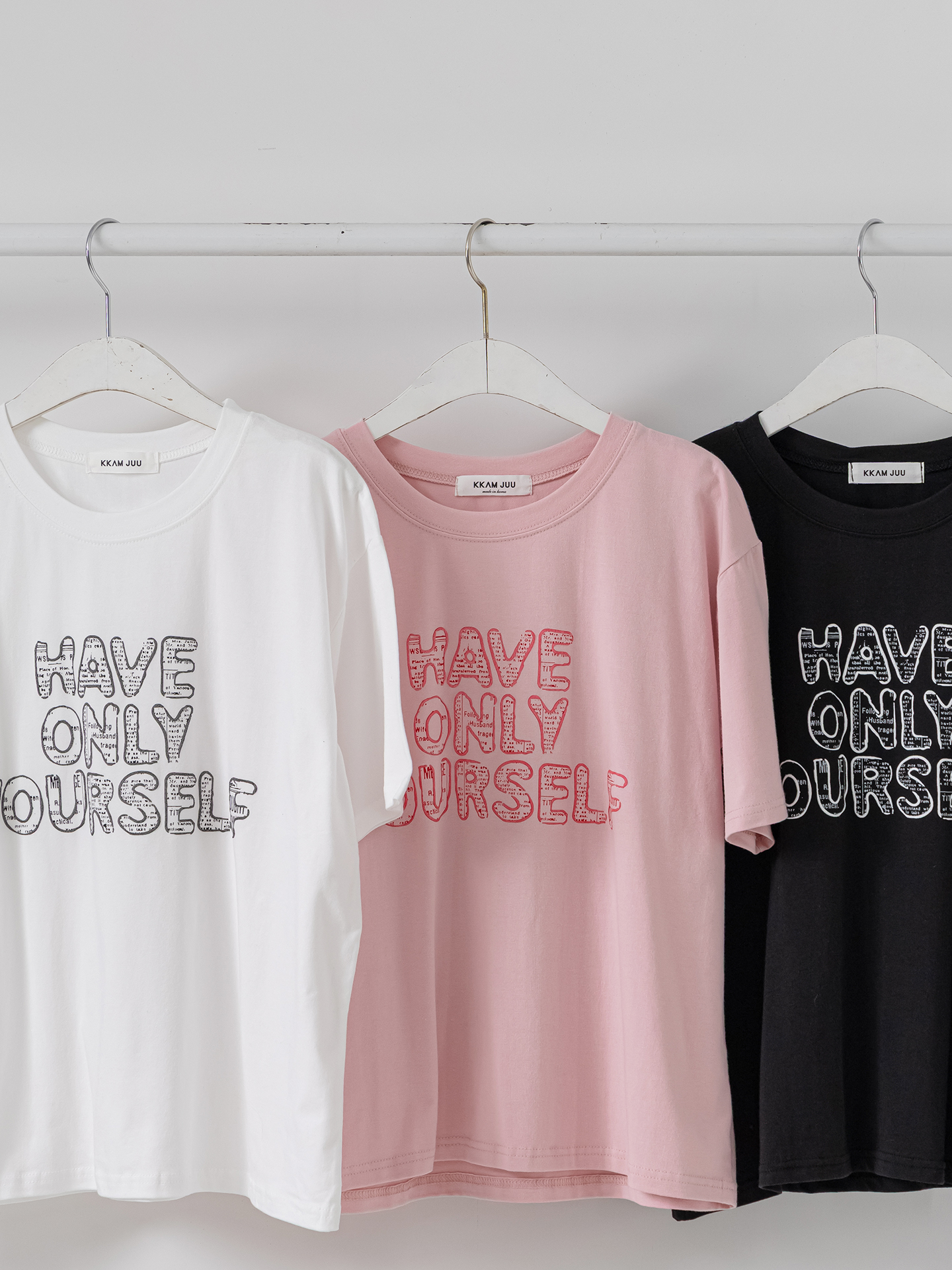 ラウンドネック半袖レタリングTシャツ | 詳細画像33