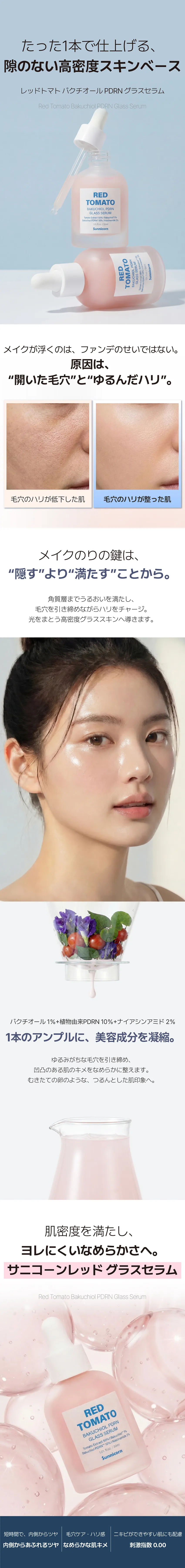 [サニコーン] レッドトマト バクチオール PDRN グラスセラム | 詳細画像2