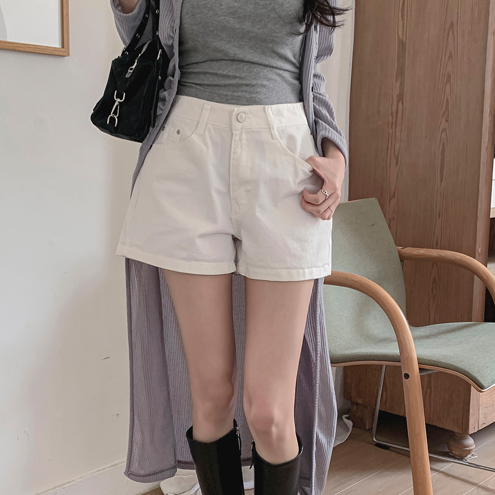 コットンポケットベーシックショートパンツ | レディースファッション