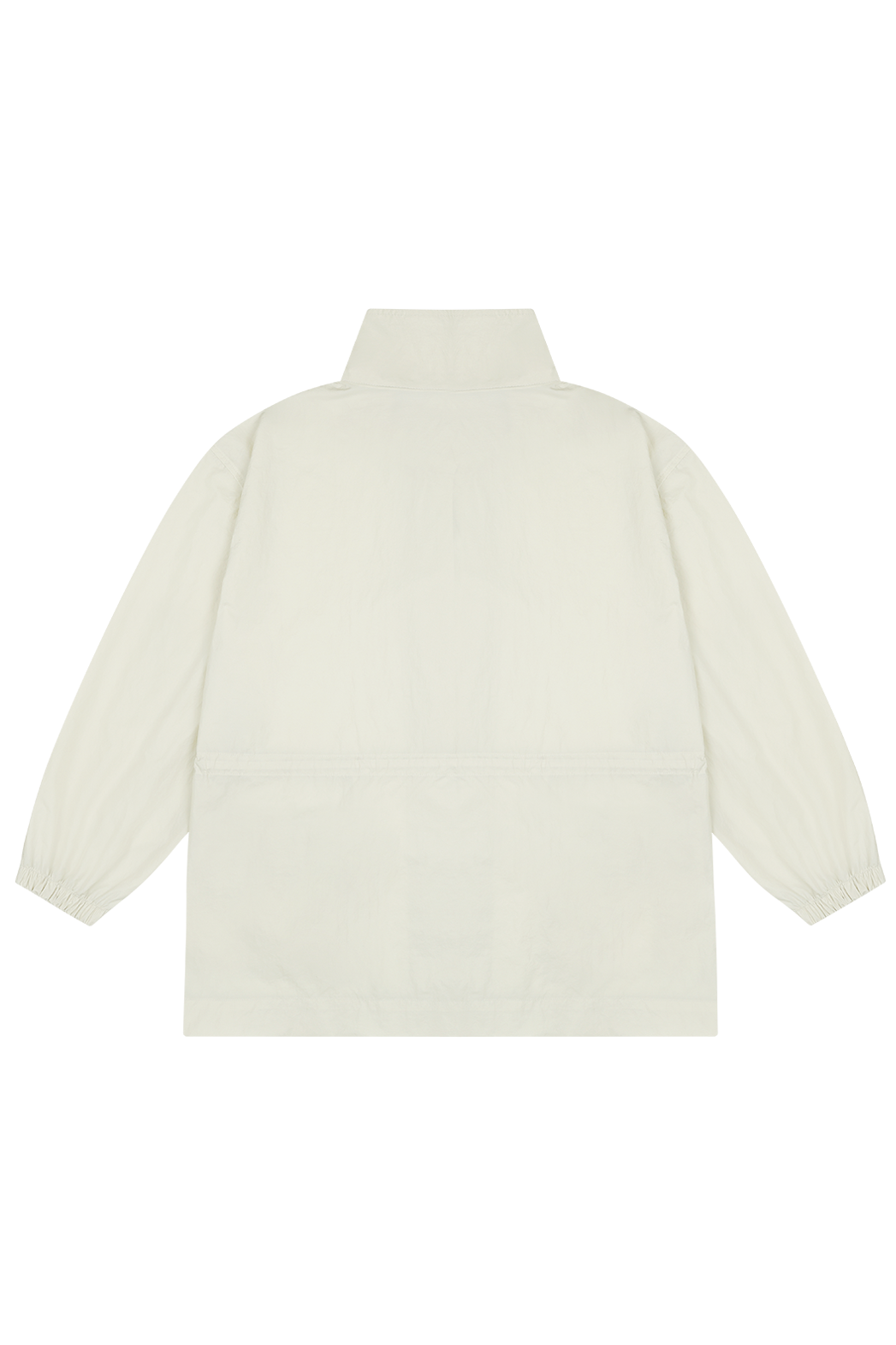 ナイロンハイネックドローコードミドル無地ジャンパー春夏秋 | 詳細画像36